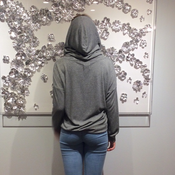 Free Press loose gray hoodie, size M - Picture 3 of 3